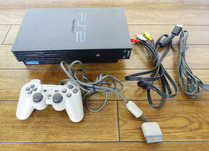 ◆PlayStation2 本体 SCPH-30000 プレイステーション2 動作確認済み プレステ2 /電源コード 赤白黄色コード 元箱 コントローラー付◆