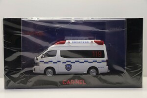 カーネル 1/43 日産 パラメディック 2020 愛知県 西春日井 広域事務組合 消防本部 高規格救急車 CN432001　63NO