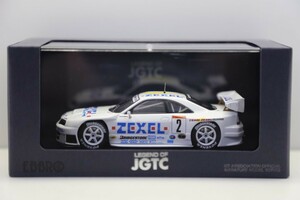 エブロ 1/43 ゼクセル スカイライン R33 1998 JGTC GT500 #2 鈴木亜久里/影山正彦 44193 　63A000/10