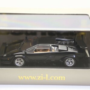 限定899台 ジール特注 イクソ 1/43 ランボルギーニ カウンタック LP400S 1981 ブラック キャノンボール仕様 ixo Lamborghini Countach 62の画像2