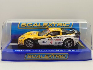 ジャンク品 チームスロットル 1/32 シボレー コルベット C6R #4 スロットカー 　63BBGI/7