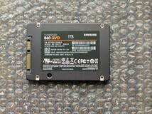 SAMSUNG MZ-76Q1T0 内蔵SSD 860QVO 2.5インチ 1TB (1000GB) 使用時間644時間 1台 _画像1