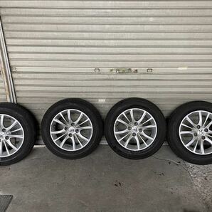 185/65R/15 プジョー206 純正ホイール バリ溝タイヤ付き 4本の画像1