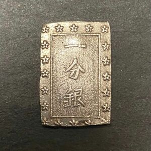 ［2427］天保一分銀　銀座常是　8.62g