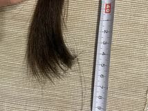 髪の毛　18歳　女子高生　47cm 136g_画像4