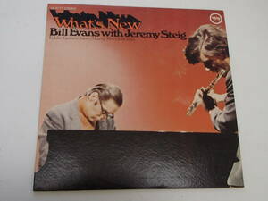 US盤 黒Ｔ　VERVE　BILL EVANS / WHAT'S NEW　V6-8777　