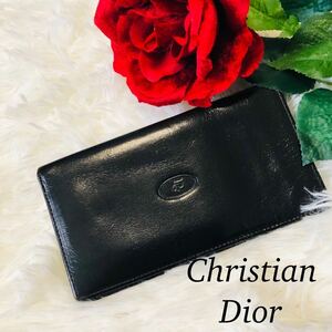 Christian Dior クリスチャンディオール メンズ 男性 紳士 カードケース パスケース 名刺入れ 札入れ ブラック 黒 ビジネス DIOR