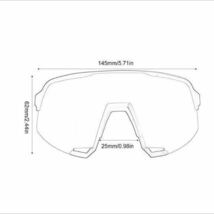 《新品》交換用レンズ２枚付★おしゃれなスポーツアイウェア　サングラス　専用収納袋　ケース付属_画像10