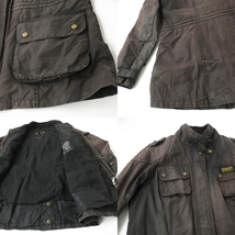 Barbour INTERNATIONAL SPEEDWAY オイルドジャケット 黒18(XL) バブアー,インターナショナル_画像2