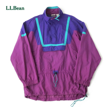 80s L.L.BEAN エルエルビーン アノラックジャケット ブルゾン パープル(M)_画像1