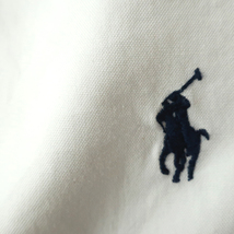 90s RalphLauren ラルフローレン ボタンダウン ホワイトシャツ ポニー刺繍　16(M)_画像7
