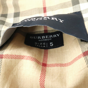 BURBERRY El Colte Ingles別注 ジップアップブルゾン ベージュ×ノバチェック 5の画像10