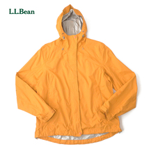 L.L.Bean ナイロンシェル マウンテンパーカー ウォータープルーフ 春秋 オレンジ (M) レディース_画像1