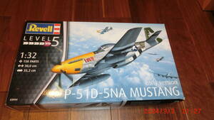 レベル 1/32 P-51D-5NA ムスタング　前期型　・・・　部品袋未開封、未組立