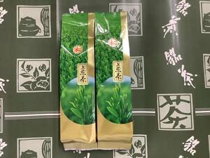 新茶入荷、九州銘茶シリーズ　玉露入り鹿児島県産・上煎茶（松）２本セット　170ｇ入り×２本セット　大阿蘇の森