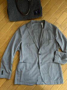 超美品 新品同様 UNITED ARROWS ユナイテッドアローズ green label relaxing 高品質素材 ビジネス/トラベルジャケット size50(L) 