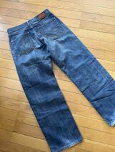 美品 廃盤 日本製 Levi's リーバイス 504 ヴィンテージタイプ ユーズド加工 デニム ジーンズ sizeW31/L31 胴囲82cm対応 股下約77cm_画像2