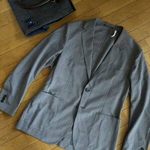 超美品 新品同様 UNITED ARROWS ユナイテッドアローズ green label relaxing 高品質素材 ビジネス/トラベルジャケット size50(L) の画像2