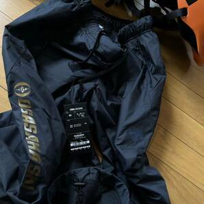 新品 定価12,100円 オガサカスキー OGASAKA SKI × DESCENTE デサント 小賀坂 プラクティスウインド パンツ sizeS 胴囲77cm 黒の画像2