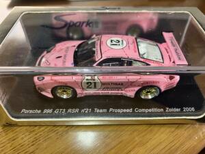 スパーク 1/43 Porsche 996 GT3 RSR No21 2006 PinkPig