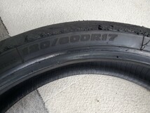 ブリヂスト BRIDGESTONE BATTLAX RACING R11 ST600 120/600R17 180/640R17 バトラックス 中古タイヤ 前後セット_画像6