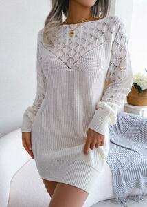 S1128 knitted One-piece lady's * comfortable eminent 20 fee 30 fee 40 fee * sexy wonderful white