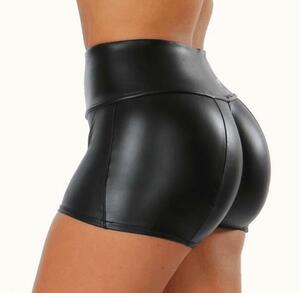 M0325 short pants lady's * 20 fee 30 fee 40 fee comfortable eminent * sexy imitation leather black