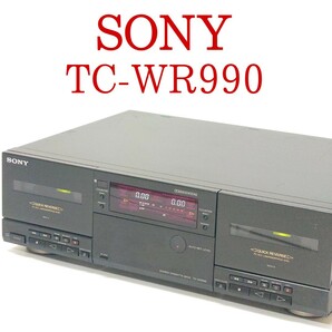 SONY TC-WR990 Wカセットデッキ ダブルカセットデッキ ソニーの画像1