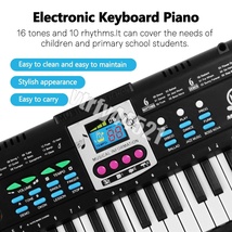 特価●デジタル　電子　キーボード　61キー　音楽　多機能　ピアノ　マイク付き　楽器_画像5