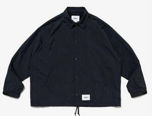 23AW WTAPS CHIEF JACKET NYLON NAVY size/04 XL ジャケット ナイロン コーチ COACH ダブルタップス FPAR DESCENDANT ディセンダントTET 