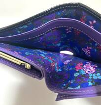 【新品未使用】ANNA SUI 財布 セルパン 蛇 アナスイ 三つ折り 紫 パープル がま口_画像8