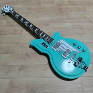 【ベース】EASTWOOD GUITARS Airline Map Bass Seafoam Greenの画像1