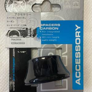 SHIMANO PRO シマノプロ スペーサーUDカーボン 1-1/8 高さ20mm 保管キズあり