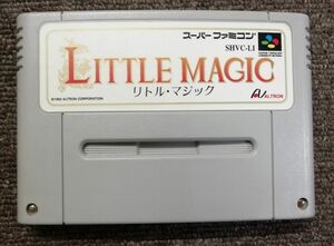 【管M027】●　 SFCソフト リトルマジック （箱説無）-- アルトロン スーパーファミコン LITTLE MAGIC