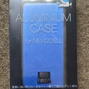 【管Z022】●　未開封　new2DSLL用 アルミニウムケース　ブルー ALG-N2DACB 計1点