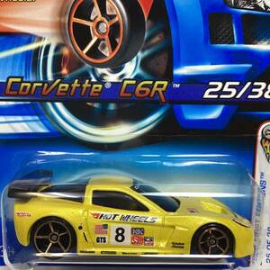 ☆ホットウィール☆ シボレー コルベット C6R 黄色 FTE Hot Wheels 