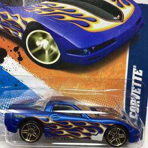 ☆ホットウィール☆ '97 シボレー コルベット 青 フレイムス Hot Wheels 