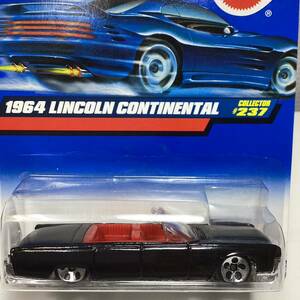 ☆ホットウィール☆ 1964 リンカーン　コンチネンタル　コンバーチブル　黒 Hot Wheels 