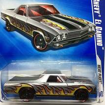 ☆ホットウィール☆ '68 シェビー　エルカミーノ　シルバー　フレイムス　Hot Wheels_画像1