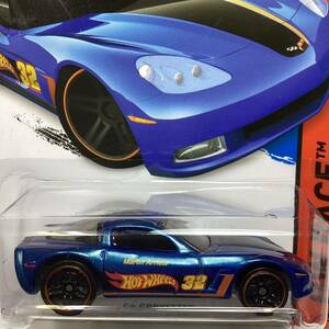 ☆ホットウィール☆ シボレー　C6 コルベット　青　Hot Wheels