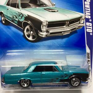 ☆ホットウィール☆ 1965 ポンティアック　GTO 水色　フレイムス　Hot Wheels 