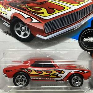 ☆ホットウィール☆ '67 シボレー　カマロ　赤　フレイムス　Hot Wheels 