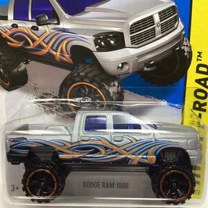 ☆ホットウィール☆ ダッジ　ラム　1500 シルバー　Hot Wheels 