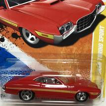 ☆ホットウィール☆ '72 フォード　グラントリノ　スポーツ　赤 Hot Wheels_画像1