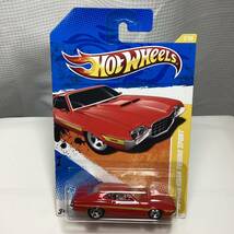 ☆ホットウィール☆ '72 フォード　グラントリノ　スポーツ　赤 Hot Wheels_画像2