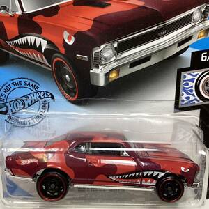 ☆ホットウィール☆ '68 シェビー　ノバ　赤　Hot Wheels