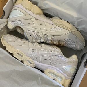 ENNOY asics GEL-NIMBUS 9ennoi Asics 25.5 cm WHITE CREAM sneakers shoes white cream 