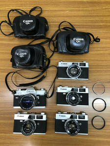 ★Canon キャノン FT Canonet QL17 Quick Loading QL-19 QL-25 35mm MF Film Camera マニュアルフォーカス フィルムカメラ 他付属品 ★#411