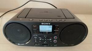 SONY ソニー CDプレーヤー ZS-RS81BT CD ラジオ CDラジカセ 中古品