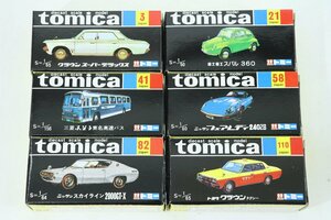 【美品】TOMY/トミー 〇 トミカ 30周年記念復刻 [3 クラウン][21 スバル360][41 東名高速バス][58 フェアレディ]など 計6点 〇＃6450